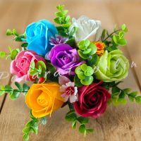 Букет от ароматни сапунени цветя. Идеален подарък за всеки повод , снимка 7 - Подаръци за жени - 45484084