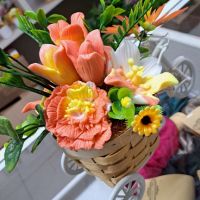 Букет от глицеринови сапунени цветя, снимка 3 - Изкуствени цветя - 45520660