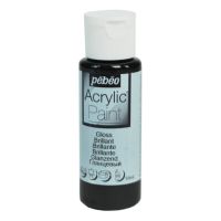 Акрилна боя Pebeo Black Gloss Acrylic Craft Paint 59ml, снимка 1 - Други - 45265804