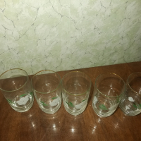 Пет стъклени чаши за безалкохолно или др. , снимка 2 - Чаши - 45054823