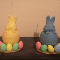 Свещи * яйца, зайчета, снимка 5 - Декорация за дома - 45510120
