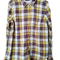 Дамска карирана риза с джоб H&M, 100% памук, 44, снимка 1 - Ризи - 45781341