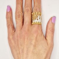 Дамски златни пръстени , снимка 4 - Пръстени - 45424874