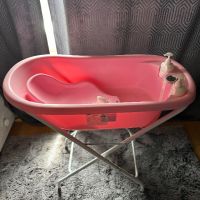 Комплект вана+стойка за къпане,РОЗОВ, снимка 1 - За банята - 45658821