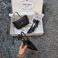 🆕✨Prada Луксозни Дамски Комплекти✨🆕, снимка 2 - Дамски обувки на ток - 45319374