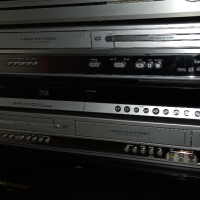 2броя Philips.VHS hifi-stereo,dvd video/ cd player, снимка 3 - Плейъри, домашно кино, прожектори - 45041812