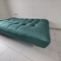 Практичен диван - зелен клик клак 184х85х99см, снимка 1 - Дивани и мека мебел - 45707364