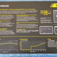 Захранване Corsair HX750 W, 80+ Platinum, Fully modular, снимка 12 - Захранвания и кутии - 45492521