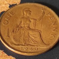 Монети Великобритания - [1938,1940,1947] Крал Georgivs VI, снимка 3 - Нумизматика и бонистика - 43905468