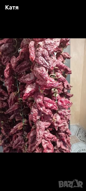 Сухи чушки на низа , снимка 1