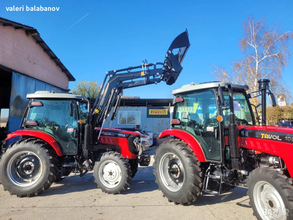 Нов трактор 100кс,както и с челен товарач, снимка 1