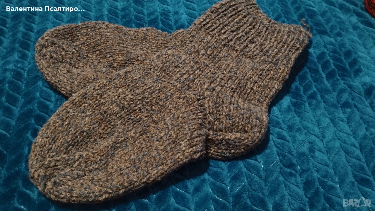 Вълнени плетени шушони голям размер , снимка 1