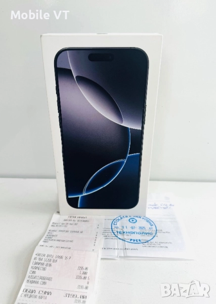 НОВ! iPhone 16 Pro Max 512GB Black Titanium 2г.ГАРАНЦИЯ!, снимка 1