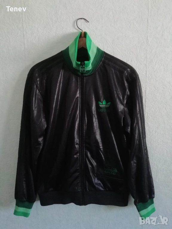 Adidas Chile 62 оригинално ретро горнище черно/зелено мъжко vintage Originals , снимка 1