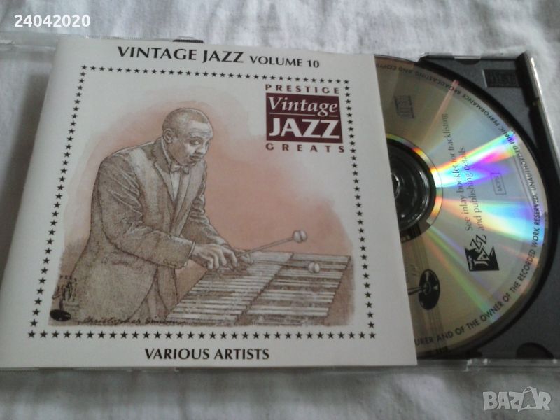 Vintage Jazz Vol.10 оригинален диск, снимка 1