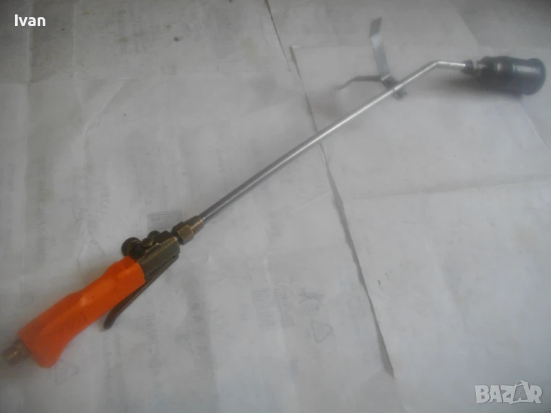 Газова пропан-бутан 82см масивна горелка със спусък за хидроизолации покриви професионална FORMAT , снимка 1