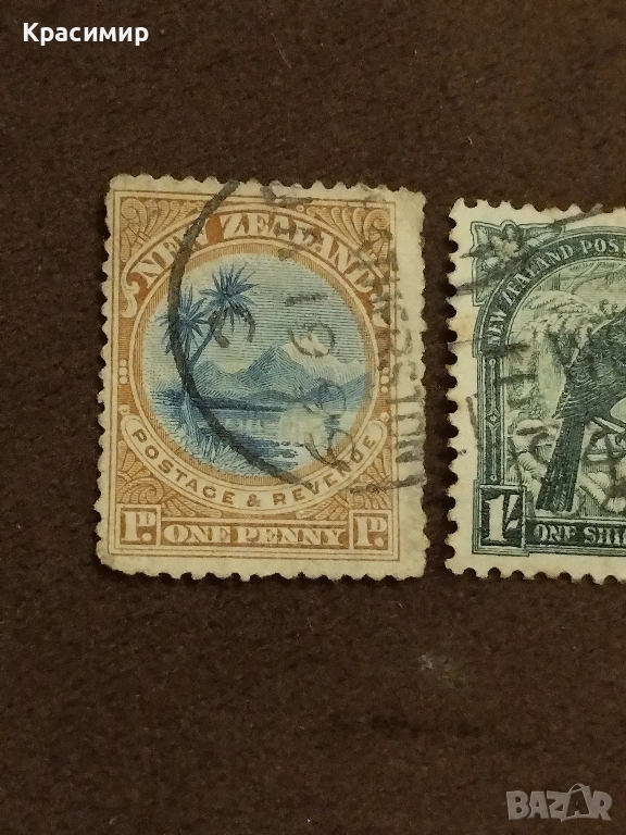Нова Зеландия 1898 г , снимка 1