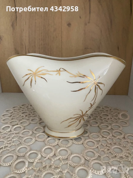 Lettin. Germany. 1958 г. Порцеланова ваза., снимка 1