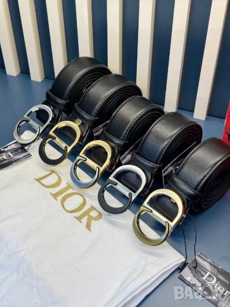 колани от естествена кожа в кутия christian dior , снимка 1