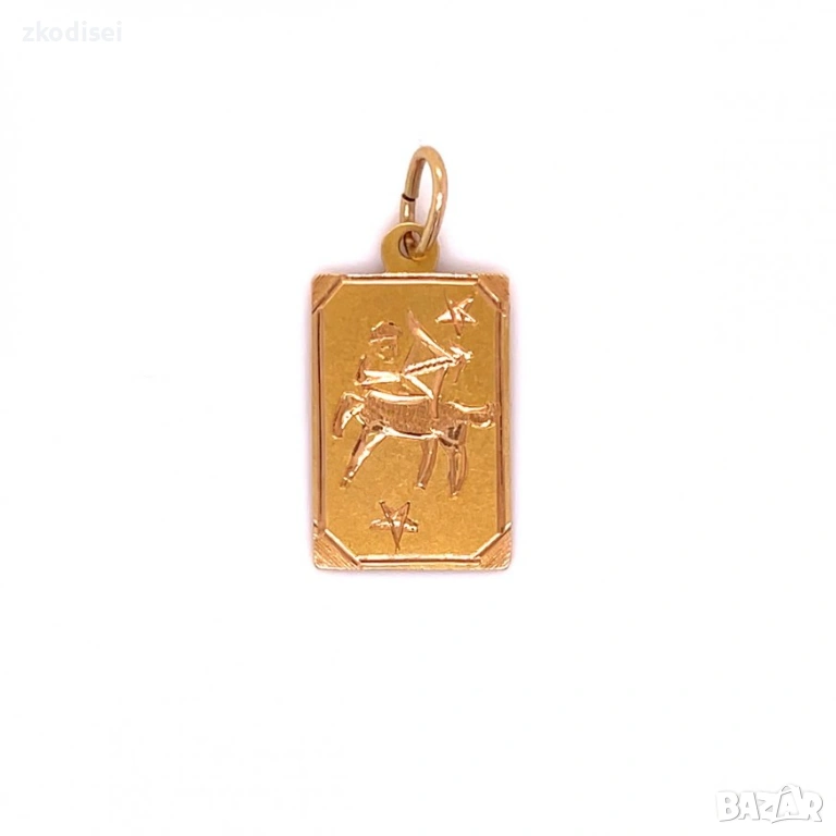 Златен медальон 1,38гр. 14кр. проба:585 модел:29297-1, снимка 1