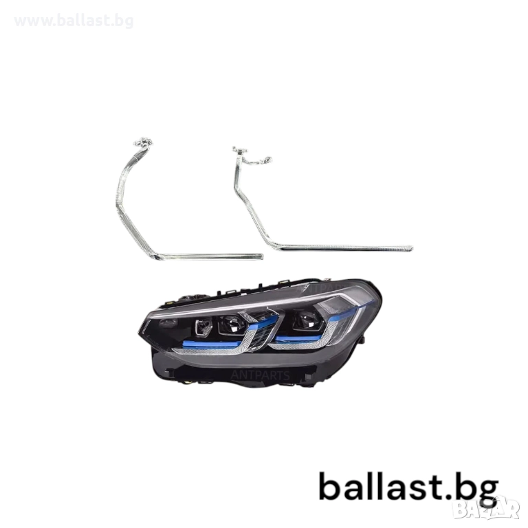 Световод ляв голям за фар на BMW X3 G01 G02 G08 2021-2022, снимка 1
