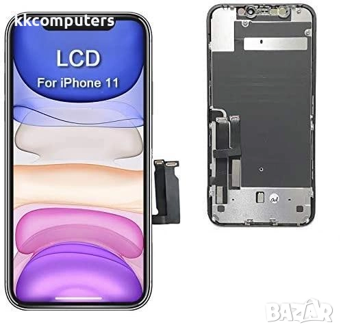 LCD Дисплей за iPhone 11 6.1 + Тъч скрийн / Черен / КЛАС B Баркод : 483598, снимка 1