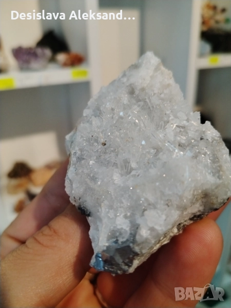 Планински кварц с галенит, много изгодно , снимка 1