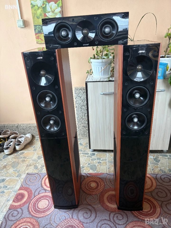 ТОП Комплект Jamo S 606 (Front + Center) – 810W Peak – Като НОВИ, снимка 1