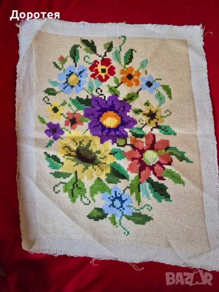Гоблен,,Цветя,,, снимка 1