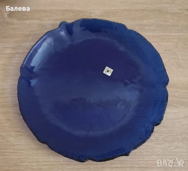 Стъклена чиния, снимка 1