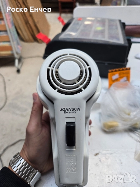 Сешоар за коса, Johnson Excelsior, Бял, 1000W, снимка 1