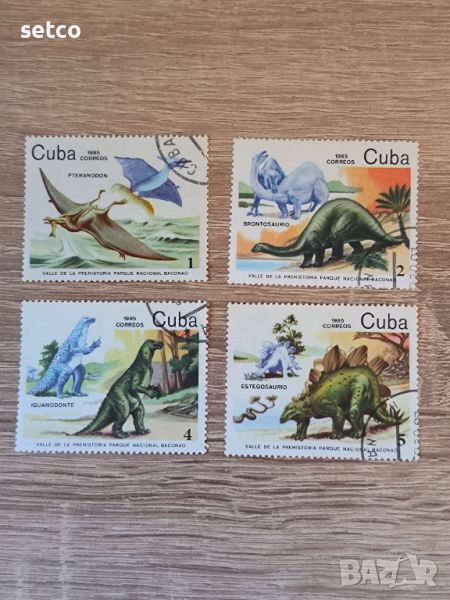 Куба фауна праисторически животни 1985 г., снимка 1