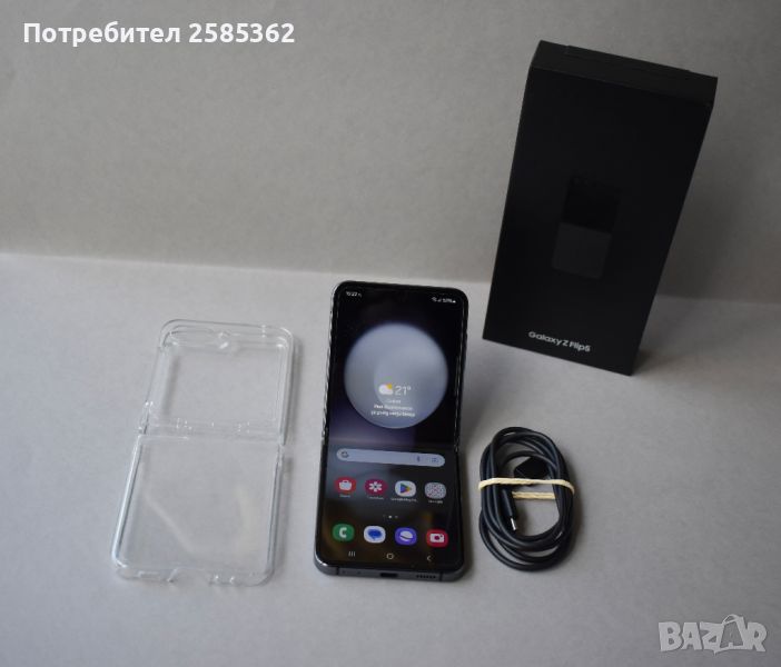 Samsung Galaxy Z Flip 5 Graphite 256 Gb Гаранционен, снимка 1