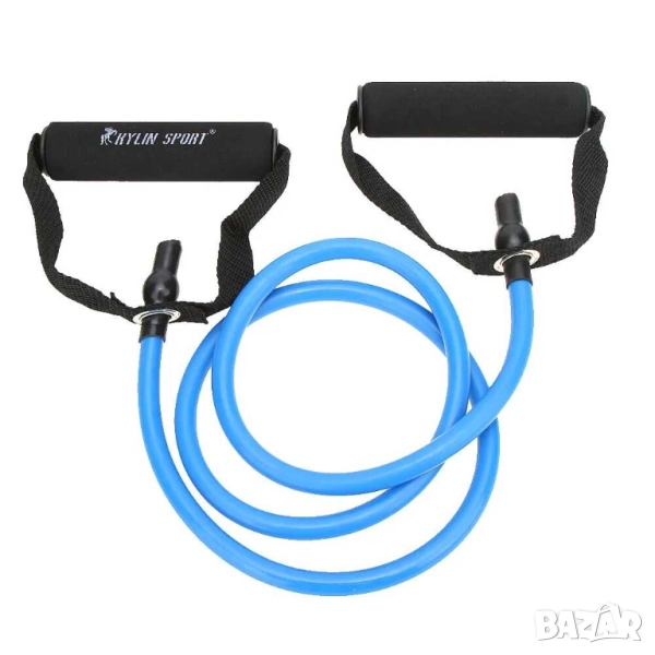 Ластик от естествен каучук за упражнения Kylin Sport, 150 см, Син, снимка 1