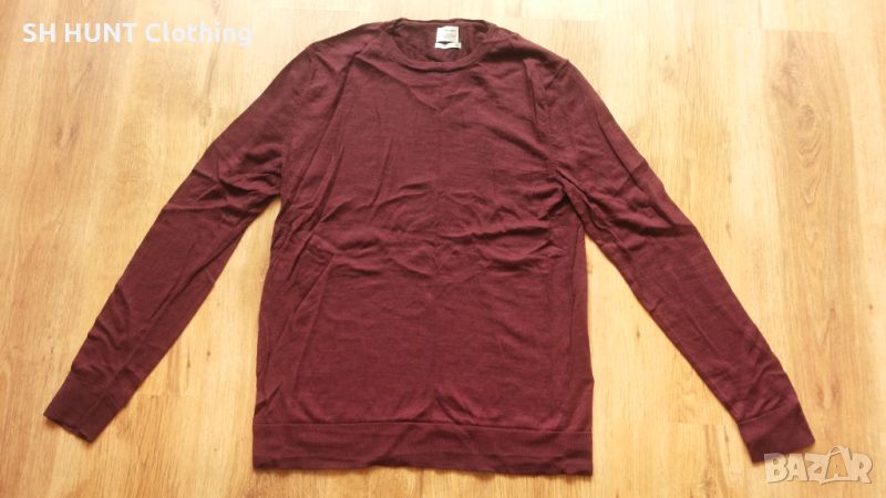 Jack & Jones 100% Super Fine Merino Wool размер L / XL блуза 100% Мерино Вълна - 1112, снимка 1