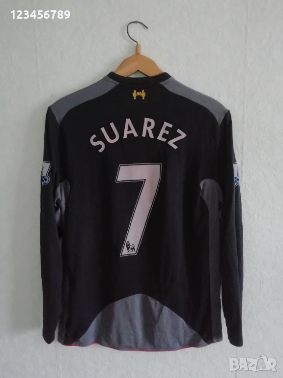 Liverpool Suarez Warrior оригинална тениска фланелка мачов екип Ливърпул Суарез Висша Лига , снимка 1