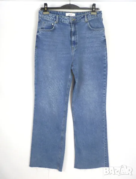 XL Дънки с висока талия и широки крачоли, снимка 1