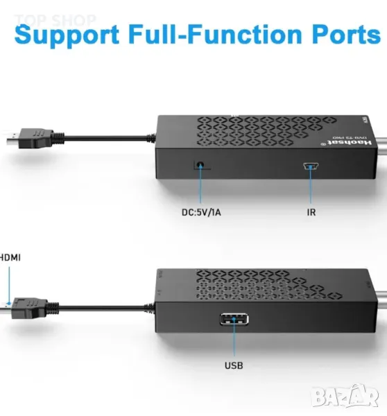 Професионален декодер, Digital Terrestrial 2023, DVB T2 HDMI TV Stick WIFI,Dolby HD 1080P,H265,HEVC, снимка 1