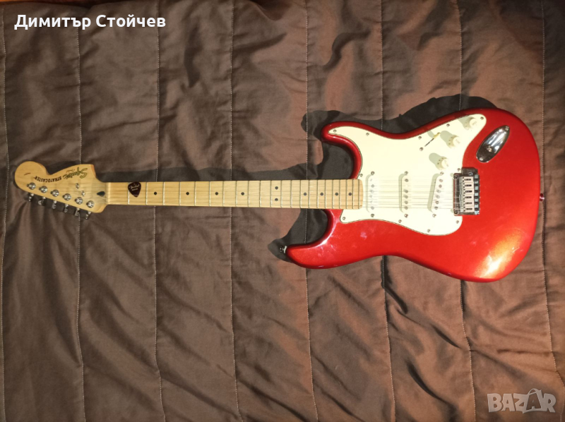 Китара Fender Squier Standart Stratocaster, crafted in Indonesia, снимка 1