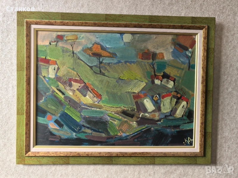 Красимир Дойчев (1961-2020 ), Планински пейзаж , снимка 1