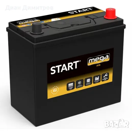 Акумулатор 45 А Japan стандарт, снимка 1