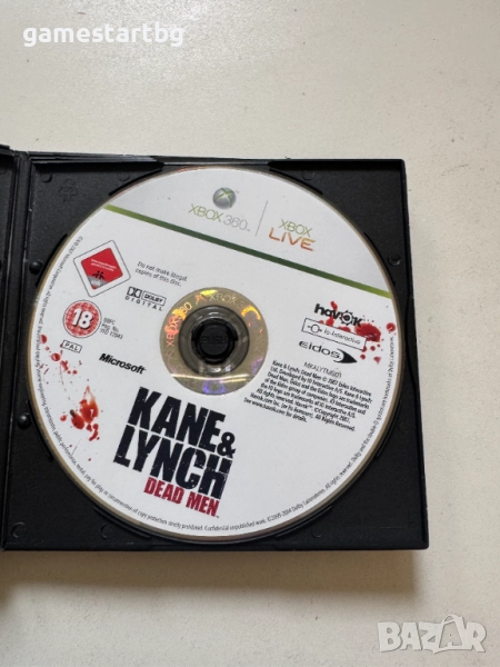 Kane and Lynch Dead Men за Xbox 360, снимка 1