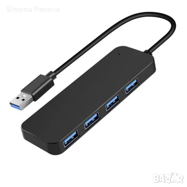 USB 3.0 разклонител 4 порта, снимка 1