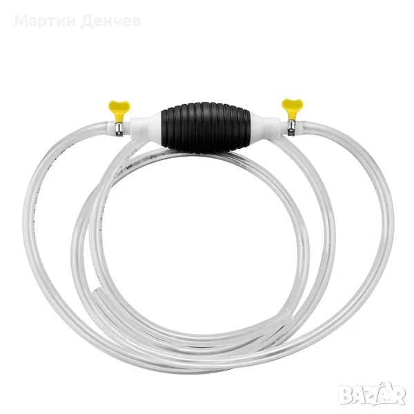 Ръчна помпа с маркуч за преливане на гориво, вода, масло и др., снимка 1