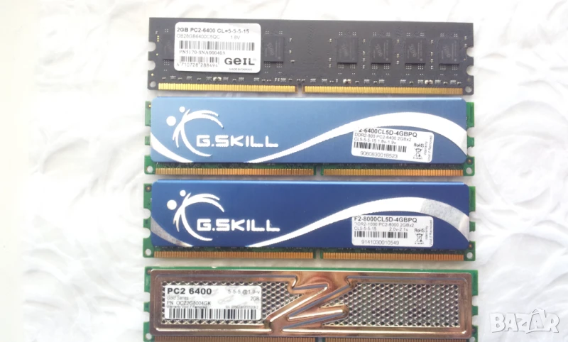 РАМ памет 2GB DDR2 800/1066 МHz за Настолен компютър/декстоп/ RAM, снимка 1