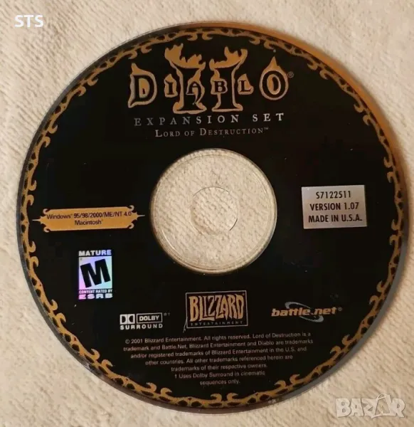 Diablo II 2 Expansion Set Lord of Destruction PC CD, снимка 1