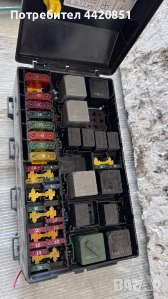 Контролен Модул (Бушонно Табло BSI / BSM ) за Ford Focus - 98AG-14A076-AG /  518261300 / 98AG-14A067, снимка 1