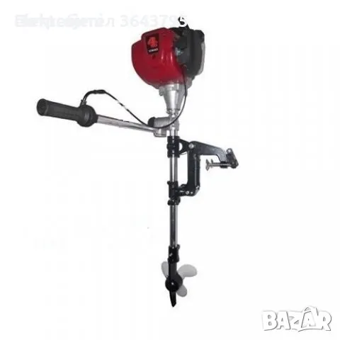 Извънбордов двигател за лодка ,3.5HP четиритактов, бензинов., снимка 1
