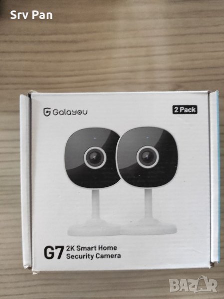 Камери комплект 2 бр. G7 2K Smart Home Security Camera, снимка 1