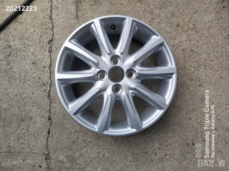 1 брой алуминиева джанта за Toyota Aygo 15, снимка 1